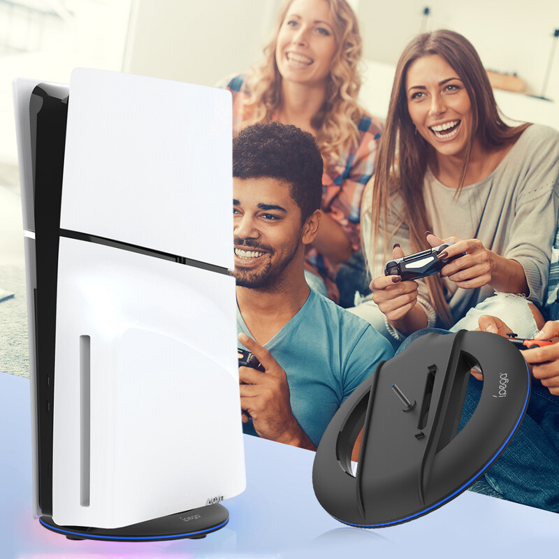 Suport vertical de bază Suport de înlocuire pentru suport de afișare pentru discul consolei PS5 Slim și digital pentru consola Playstation 5 Slim