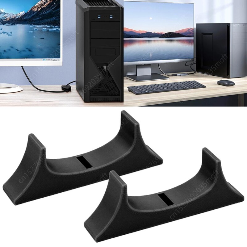 Horizontálny 3D tlačový držiak pre hernú konzolu WII U s vetracími otvormi, chladiaci držiak, základňa, priestorovo úsporný stojan