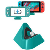 Mini Switch Lite töltődokkoló, C típusú port, kis állványtartó, kompatibilis Nintendo Switch OLED játékkonzol-tartozékok