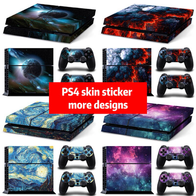 Daugiau dizaino PS4 konsolės ir valdiklių lipdukų PS4 odos lipdukas PS4 vinilo lipdukas ps4 lipdukas