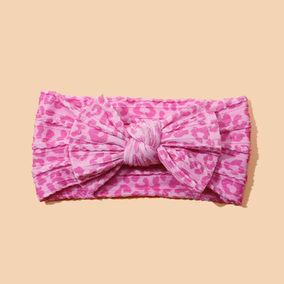 2023 virágmintás baba nejlon fejpánt kábel Kötött turbán fejfedők babazuhany Ajándék Gyerek Lány Hajkiegészítők