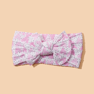 2023 virágmintás baba nejlon fejpánt kábel Kötött turbán fejfedők babazuhany Ajándék Gyerek Lány Hajkiegészítők