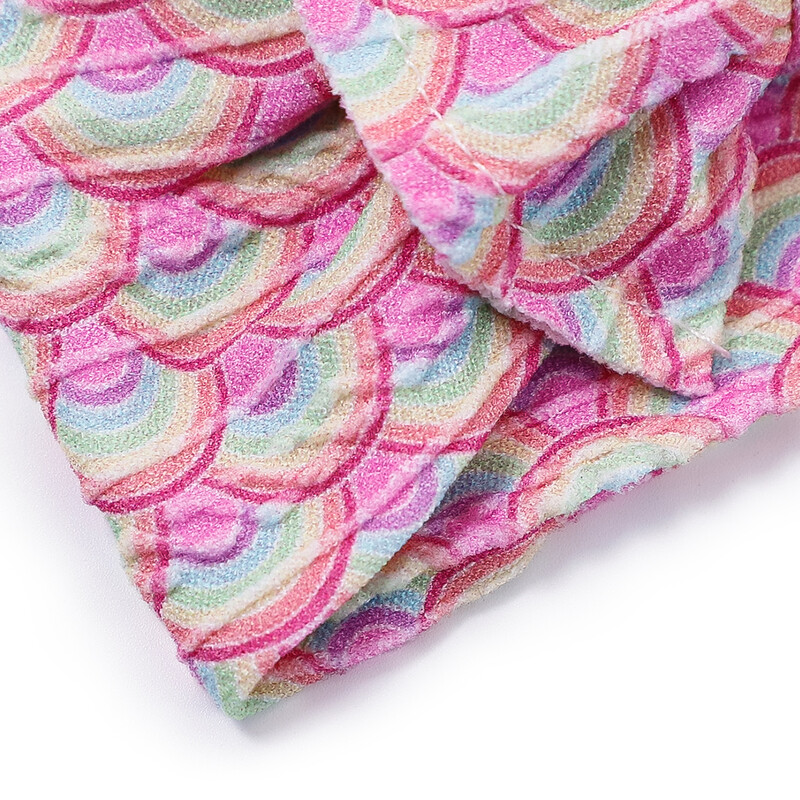 2023 virágmintás baba nejlon fejpánt kábel Kötött turbán fejfedők babazuhany Ajándék Gyerek Lány Hajkiegészítők