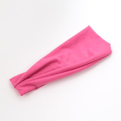 Nové dámske jednofarebné elastické vlasové pásky, joga čelenka, módny turban, make-up, vlasová obruč, vintage zaviazaná čelenka, vlasové doplnky