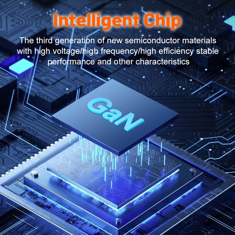 55W GaN USB Type C Incarcator PD QC 3.0 Incarcator rapid pentru Macbook Laptop IPAD Tableta iPhone 15 14 Samsung S23 Ultra Huawei Xiaomi