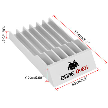 за nintendo Switch OLED държач за карта Game cassette storage rack game card disc display box Switch Lite holder game аксесоари