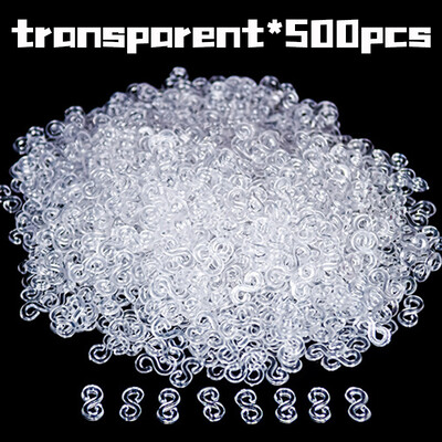 100/1000 kom S Clip Gumica Kuka za zaključavanje za Charm Loom Gumice Elastična narukvica Fefillb Diy pribor za izradu nakita Pribor