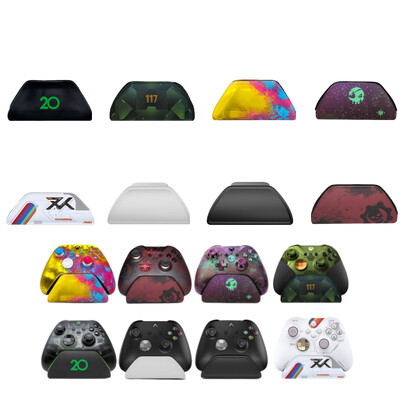 Játékvezérlő állvány dokkoló XBOX ONE/ONE X/ONE SLIM/Xbox Series S/X játékvezérlő asztali tartókerettel limitált kiadás