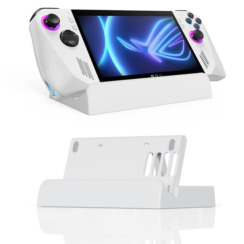 Daugiakampis konsolės stovo laikiklis plastikinis reguliuojamas žaidimų stovas, sulankstomas žaidimų konsolės priedai, skirti Asus Rog Ally