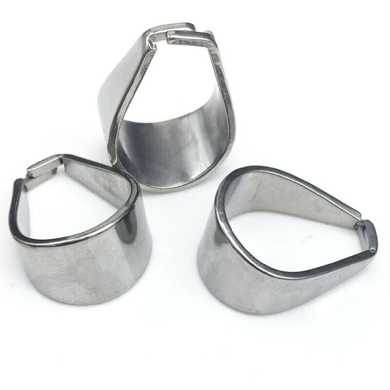 10 gab. Lieli nerūsējošā tērauda apzeltīti piekaramie savienotāji 9x19 mm kulonu vīriešu kaklarotas izgatavošanai