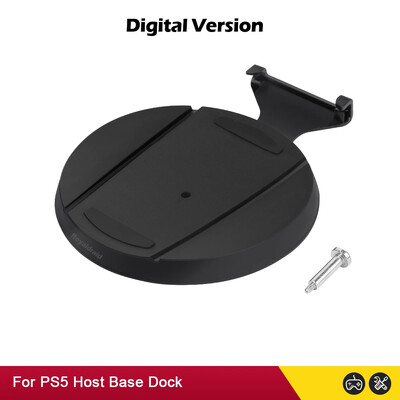 Eredeti 2IN1 függőleges állványtartó konzol dokkolóba szerelhető talp csavarral PS5 konzolhoz CD ROM-hoz/digitális verzió dropshippinghez