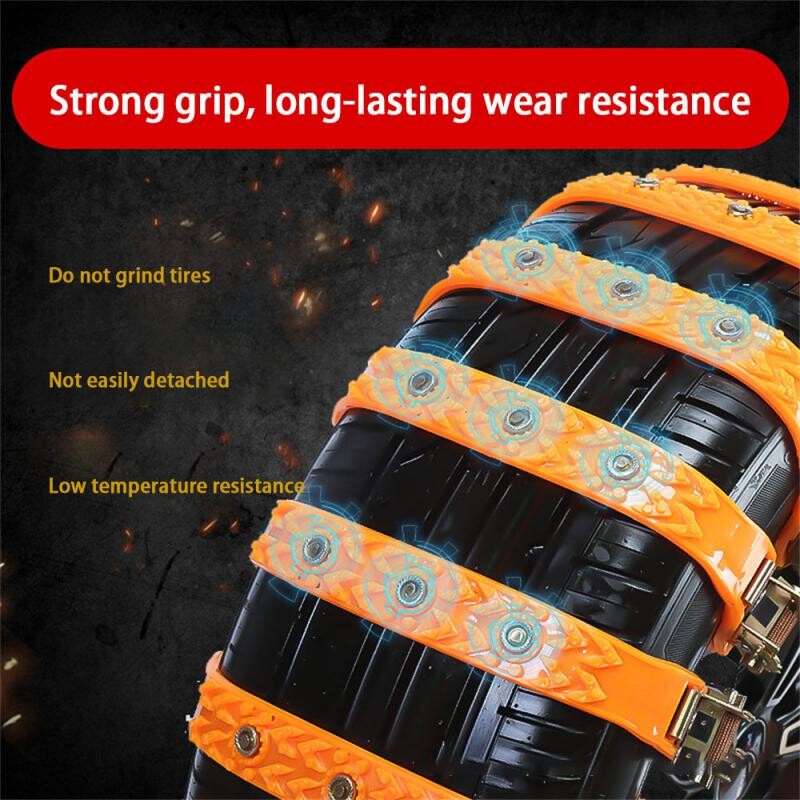 Univerzális autós csúszásgátló hóláncok autó téli gumiabroncs kerékláncok kültéri vészkerekek hóláncok teherautó autógumi-tartozékok
