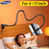 Suport pentru tabletă cu gât de gâscă pentru pat Suport pentru telefon Suport flexibil cu clemă cu braț lung Suport tabletă pentru iPad Samsung Xiaomi 4,7-11 inci