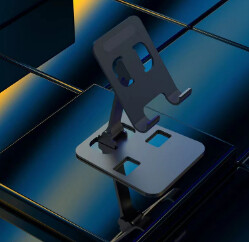 Universalus aliuminio lydinio sulankstomas stalinis telefono laikiklis, skirtas iPhone 15 14 mobiliojo telefono laikikliui planšetiniam kompiuteriui, metalinis laikiklis