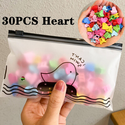 30/50 ks/sada dievčenských roztomilých farebných kvetinových hviezdičiek Mickey Mouse malé vlasové pazúriky pre deti sladké sponky do vlasov sponky do vlasov módne vlasové doplnky