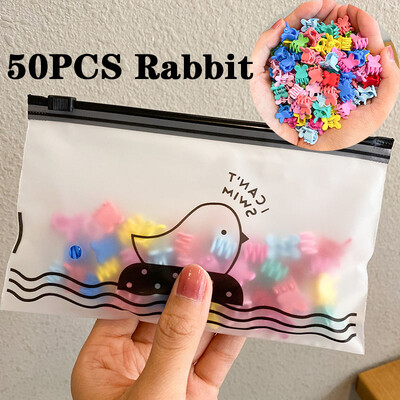 30/50 ks/sada dievčenských roztomilých farebných kvetinových hviezdičiek Mickey Mouse malé vlasové pazúriky pre deti sladké sponky do vlasov sponky do vlasov módne vlasové doplnky