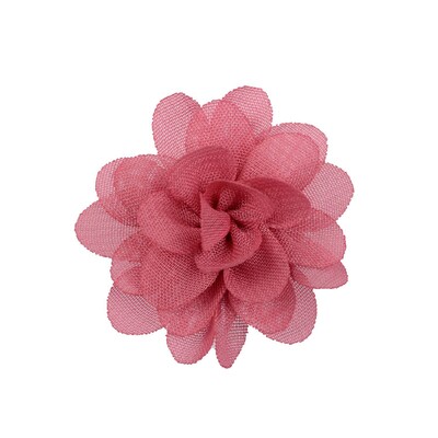 5cm saténové mini DIY kvety pre deti, butikové šifónové kvety, vianočné svadobné dievčenské sponky do vlasov alebo bez sponiek, doplnok 20 ks/sada