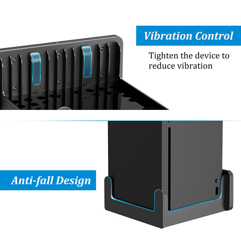 LINGYOU seinakinnitus Xbox Series X jaoks Tugev ruumisäästlik jahutusavadega statiivihoidja – paigaldatakse teleri külge seinale