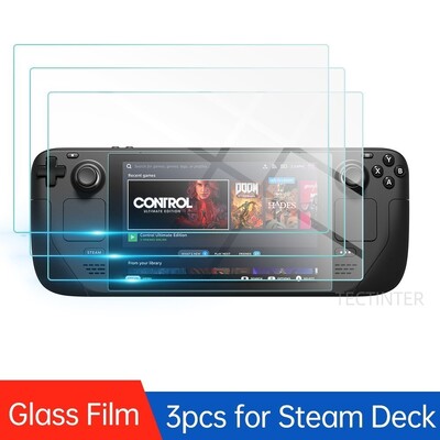 Premium Tempered Glass for Valve Steam Deck Game Console 9H Screen Protector Anti-Scratch Guard φιλμ για αξεσουάρ Steam Deck