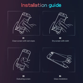 DATA FROG Закален стъклен протектор за екран, съвместим с Nintendo Switch Lite Прозрачен HD прозрачен протектор за екран за Switch Lite