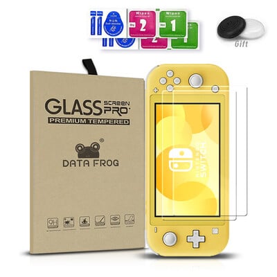 DATA FROG edzett üveg képernyővédő fólia kompatibilis-Nintendo Switch Lite átlátszó HD átlátszó képernyővédő fólia Switch Lite-hoz
