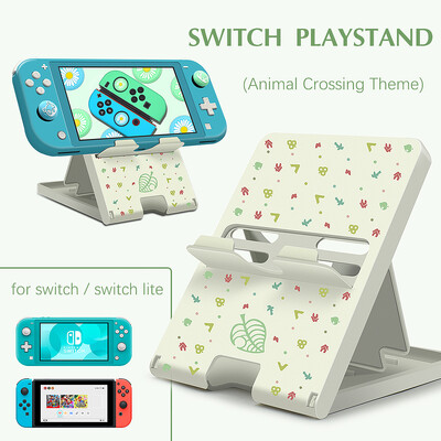 skirtas Nintendo Switch Stovas Reguliuojamas laikiklis Animal Crossing Nešiojami važiuoklės pagrindo jungiklis Lite Laikiklis Stovas žaidimų priedai