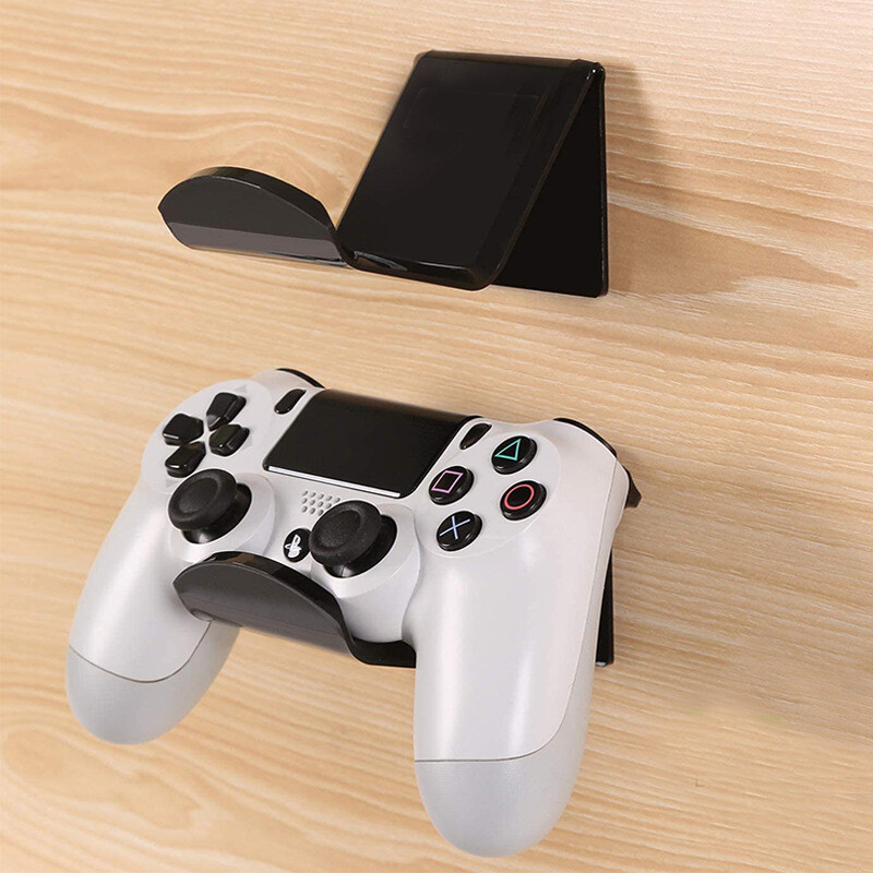 Gamepad fogantyú tartó Xbox vezérlőhöz Falra szerelhető fejhallgató akasztó fejhallgató tartó Gamepad állvány PS5 PS4 tartozékokhoz