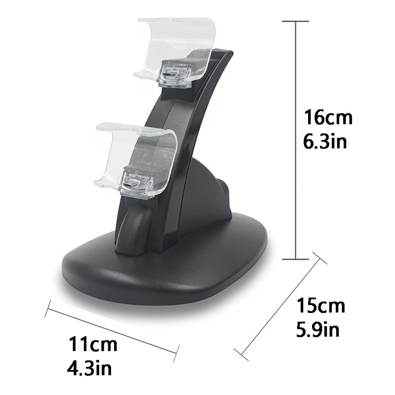 Töltőtámogatás a Sony PS Playstation Play Station Dualshock Handle 4 PS4 Slim Pro állványvezérlőhöz Gamepad Control Accesorios