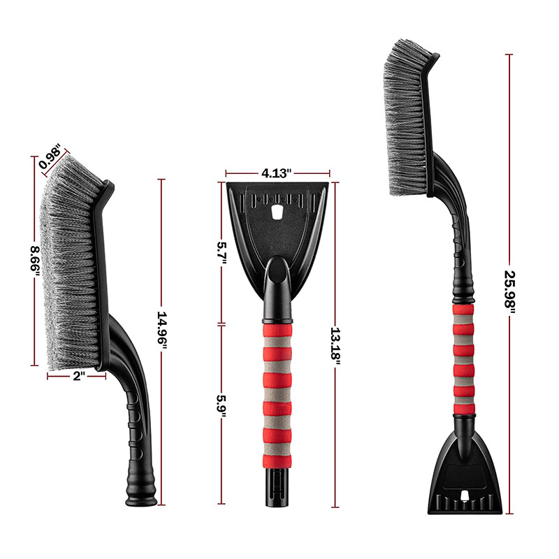 Automobilski strugač za led Uklanjanje snijega Vjetrobransko staklo automobila Prozor Čišćenje snijega Alat za struganje Automatski ledolomac Lopata za snijeg Zimska oprema