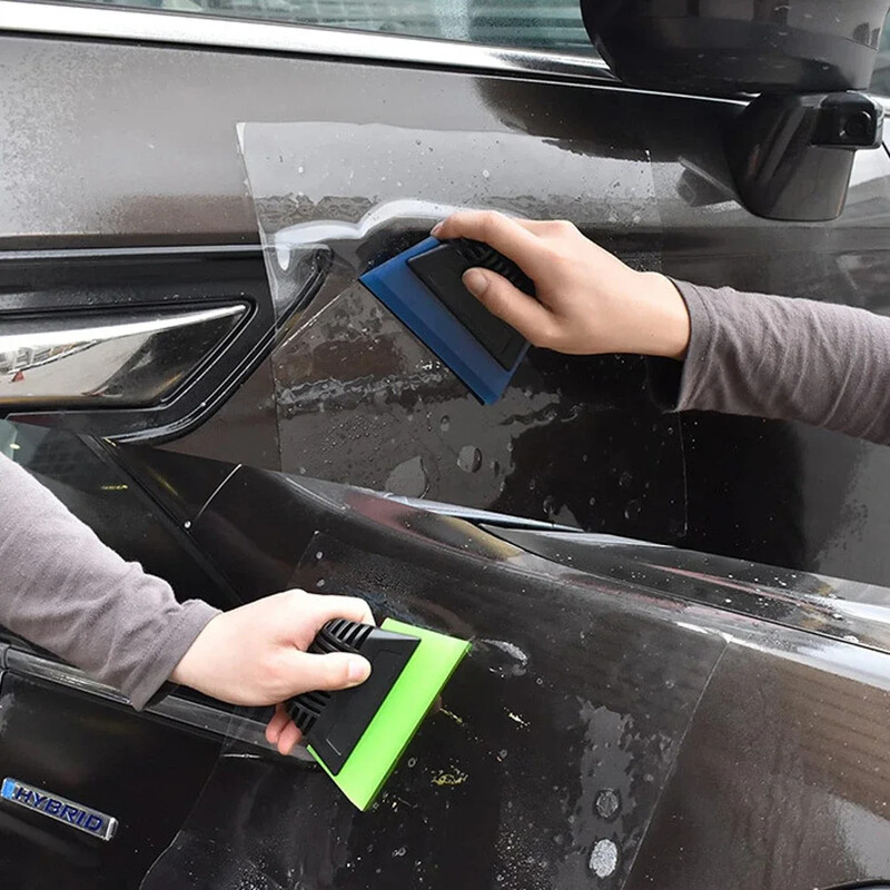 Mekani silikon Vjetrobransko staklo automobila Prozorsko staklo Oštrica za sušenje vode Brisač Čišćenje Strugač Alat Alati za pranje automobila Nasumična boja