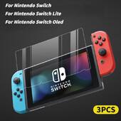 For Switch Oled Lite ekraanikaitsed kriimustusvastased Nintendo kaitsekatted NS LCD ekraani kaitse nahk karastatud klaas