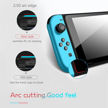 За Switch Oled Lite Screen Protectos Anti-Scratch Защитно покритие Nintendo NS Защита на LCD екрана Кожа Закалено стъкло