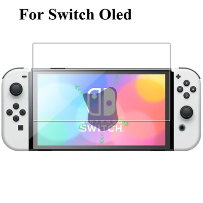 For Switch Oled Lite ekraanikaitsed kriimustusvastased Nintendo kaitsekatted NS LCD ekraani kaitse nahk karastatud klaas