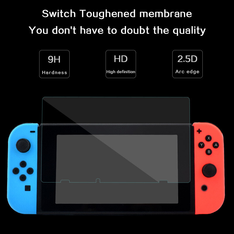 For Switch Oled Lite ekraanikaitsed kriimustusvastased Nintendo kaitsekatted NS LCD ekraani kaitse nahk karastatud klaas
