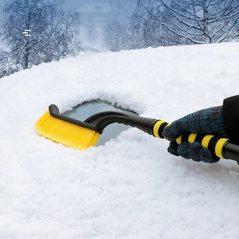 Autó hótakarító lapátos teherautó jégeltávolító hóseprő kefével kaparó hó műtárgy üveg téli leolvasztás eltávolító eszköz
