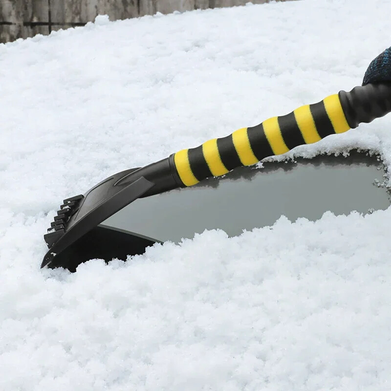 Autó hótakarító lapátos teherautó jégeltávolító hóseprő kefével kaparó hó műtárgy üveg téli leolvasztás eltávolító eszköz