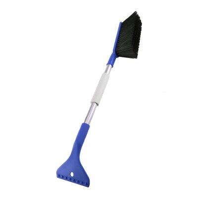 Solid Abs Auto Snow Shovel Prémium autós hókefe jégkaparó tartós alumínium ötvözet nyél Eva szivacs markolat rugalmas nylon