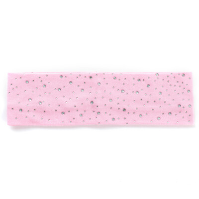 Gyermek strassz lapos fejpántok haj lány kézzel készített gyerekek rugalmas egyedi hajpántok pöttyös fejfedők cukorka színű hajkiegészítők