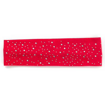 Gyermek strassz lapos fejpántok haj lány kézzel készített gyerekek rugalmas egyedi hajpántok pöttyös fejfedők cukorka színű hajkiegészítők