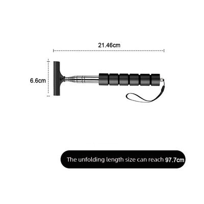 Autós többfunkciós hókaparó, kihúzható teleszkópos hótakarító lapát Hóseprő és esőtisztító eszközök