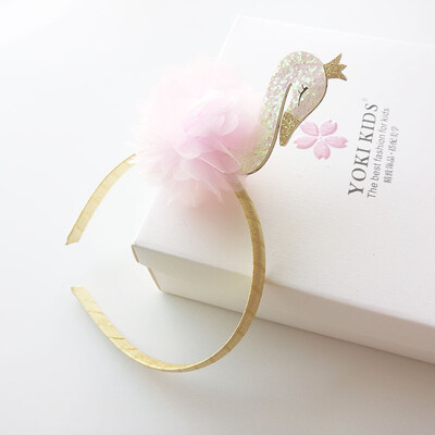 1 db új aranyos rajzfilm Hattyú Gyerek Hajpántok Boutique Baba Hajpántok Hercegnős fejfedők Lányok Haj kiegészítők Gyermek fejpántok