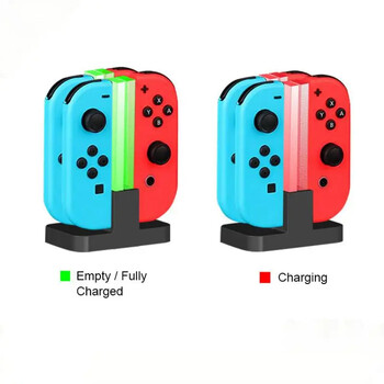 DATA FROG Charging Dock Συμβατό με Nintendo Switch/Switch OLED για αξεσουάρ παιχνιδιών Joy Con Charger Station Station