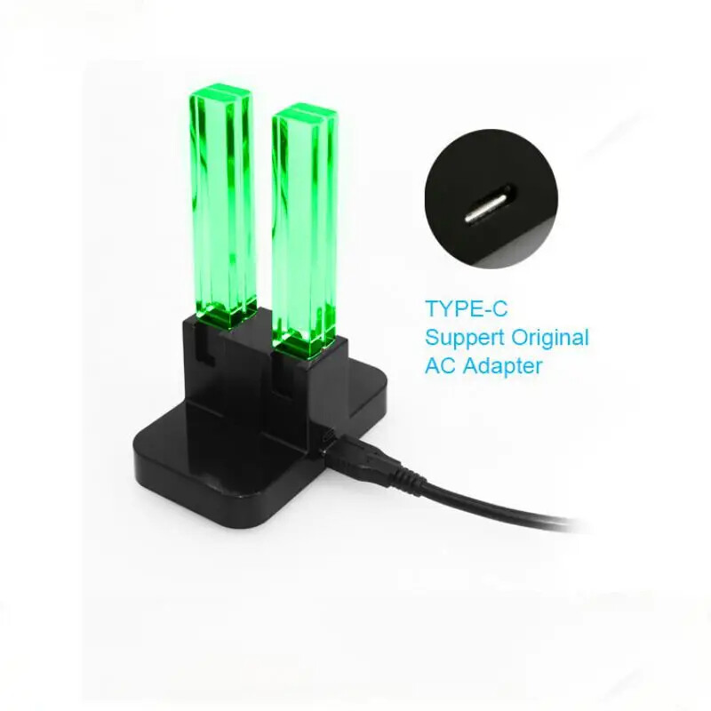 DATA FROG įkrovimo dokas, suderinamas su Nintendo Switch / Switch OLED, skirtas Joy Con įkroviklio stovo stoties žaidimų priedams