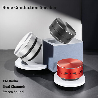 Mini Hummingbird zvučnik s koštanom provodljivošću Bluetooth-kompatibilan TWS bežični stereo dvostruki zvučni audio okvir s FM radiom