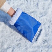 Ručná lopata na sneh do auta, škrabka na ľad, štýl rukavice, škrabka na sneh, vonkajšia vodotesná, teplá, okenná, námraza, nástroj na odstraňovanie námrazy