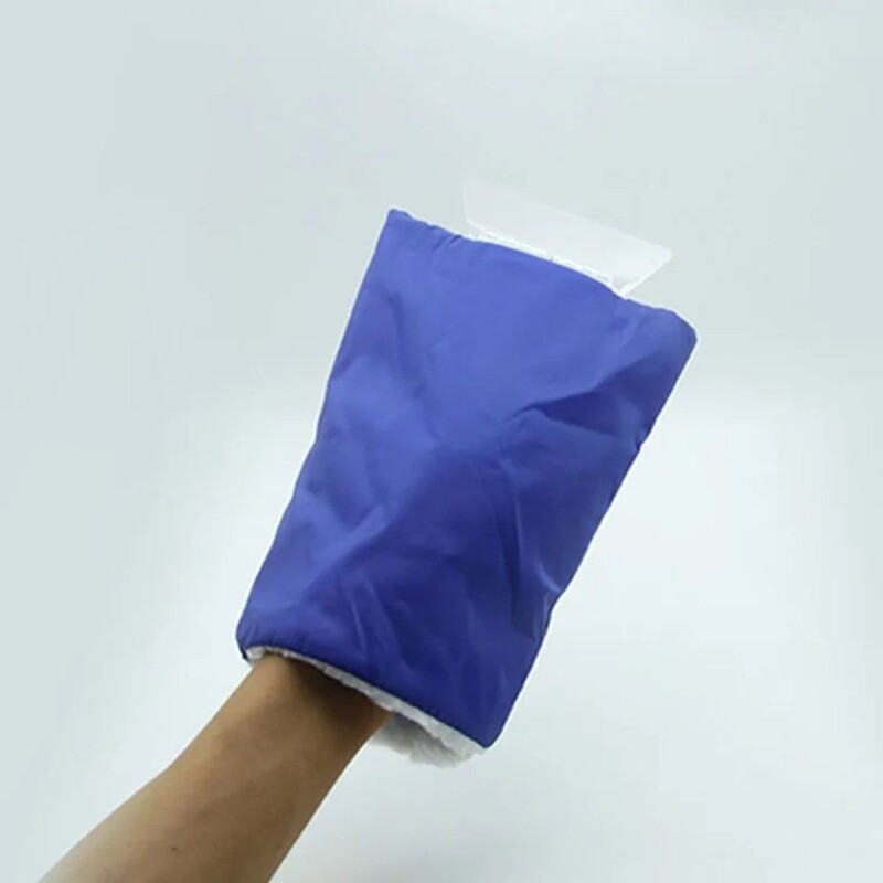 Ručná lopata na sneh do auta, škrabka na ľad, štýl rukavice, škrabka na sneh, vonkajšia vodotesná, teplá, okenná, námraza, nástroj na odstraňovanie námrazy