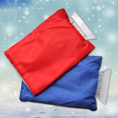 Racletă de zăpadă pentru mașină Dispozitiv de curățat gheață Dispozitiv de curățare a zăpezii pentru parbriz cu mănușă (albastru) Racletă de zăpadă pentru mașină