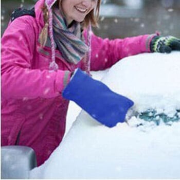 Snow Car Snow Snow Scraper Ice Cleaner Snow Cleaner for Handshield With Glove(Blue) Snow Snow Scraper for Car