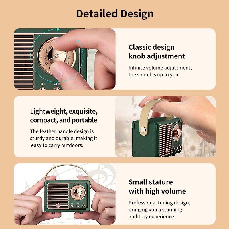 HM11 nešiojamasis Bluetooth garsiakalbis, belaidis žemųjų dažnių garsiakalbis, vandeniui atsparus lauko garsiakalbis, skirtas automobilio stereofoniniam garsiakalbiui, muzikos dėžutė, skirta IOS / Android