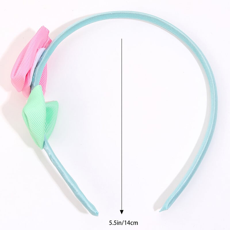 Oaoleer Noua Bentita de lalele pentru fetite Bentita de par cu flori dulci Cerceta de par prințesa Accesorii pentru păr pentru copii Ornamente